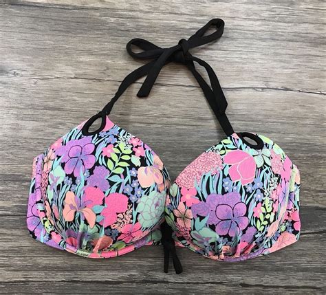 victoria secret push up bathing suit|victoria secret bombshell bikini top.